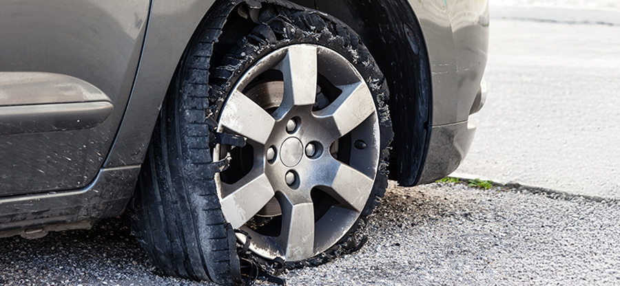 tire blowout