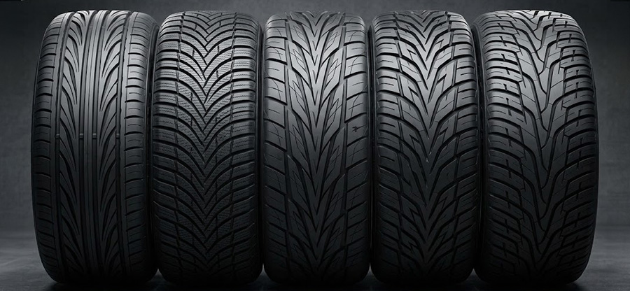 Directional tires
